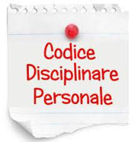 Codice Disciplinare del Personale